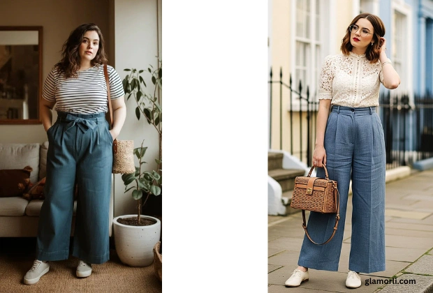 Petite Wide Leg Pants
